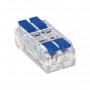 Ligador 2x2 fios, dupla face, fio de 0,75-4 mm²  IEC 250 V/32 A   PACK 10un