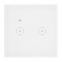 Interruptor integrado Wi-Fi Tuya Smart de 2 vias, branco