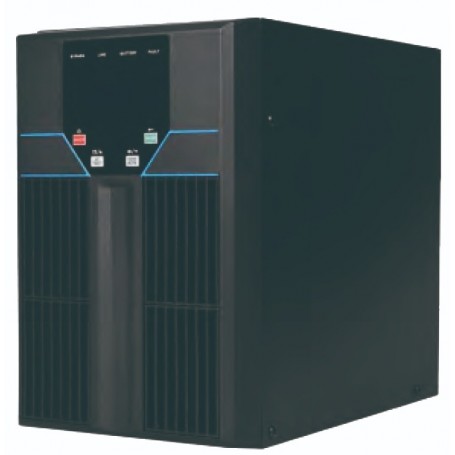 UPS on line en torre mono-mono 10kVA/9kW. Con batería 16x12V9AH,192VDC, 12.5m 50%,carga y 5.5m 100%