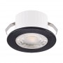 DOWNLIGHT MINI FIN LED C 3W BLACK NW