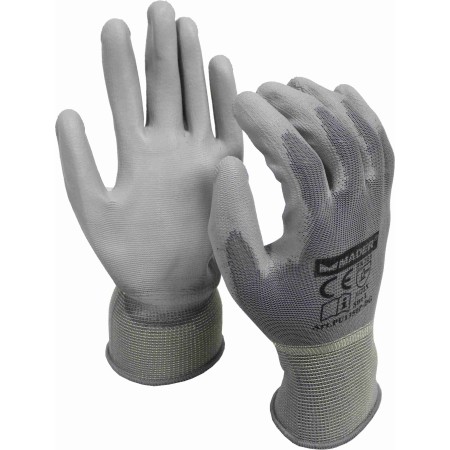 Luvas de Proteção Poliéster + Poliuretano, S