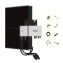 Kit Solar Para Varandas  600W Austa (Microinversor + 2 Paneles Solares Full Black 2X410W )
