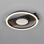 PLAFOND WHEELER LED SMD 16W 3000K 2000LM WHITE METAL BLACK MAT 