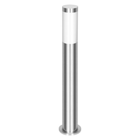 Luminária de jardim tipo poste EDERA, E27, máx. 15 W, IP44, 65 cm, aço inoxidável