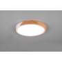 Plafond, Jano incl. 1 x LED,SMD,20,0Wt,3000K,2400 Lm. Natural wood, wood color, Body: Plastic, black