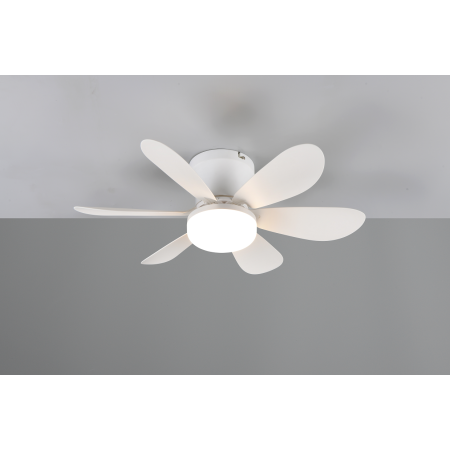 VENTILADOR LUND LED SMD 10W 2700-6500 K 1000LM WHITE MAT 