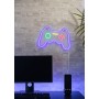 APLIQUE GAMER LED SMD 5W PLASTIC TRANSPARENT CLEAR IP20 PORTA USB-C