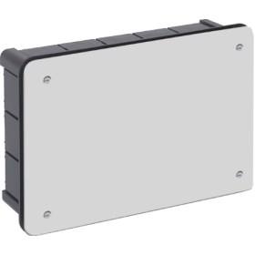 Caixa de derivação  para encastrar 160x100x45. 12 entradas Ø 25