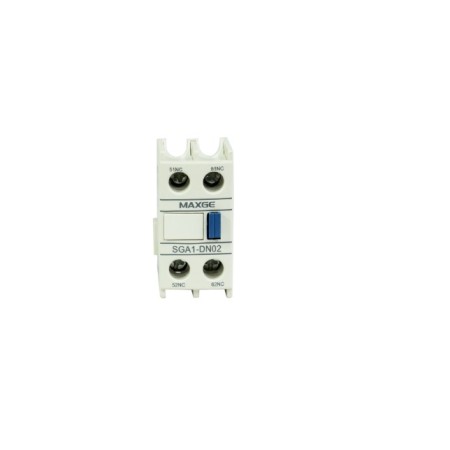 Contacto auxiliar frontal 1NO + 1NC. Para series SGC1D, SGC1-F,
SGP1-D, SGC2-DN Y SGC2-FN