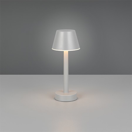 CANDEEIRO MESA 1.5W 150LM 3000K GREY PLASTIC 4 LEVEL TOUCH IP44 DIMMER RECHARGEABLE USB 