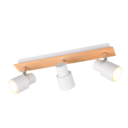 FOCO PIERRE 3XGU10 METAL WHITE  MAT IP20 CASALUM