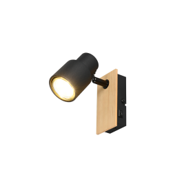 FOCO PIERRE GU10 METAL BLACK MAT IP20 FLEX CONNECT CASALUM