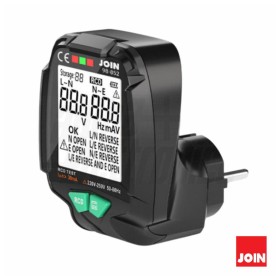 TESTADOR DE TOMADAS SCHUKO 230V AC C/RCD C/ LCD JOIN