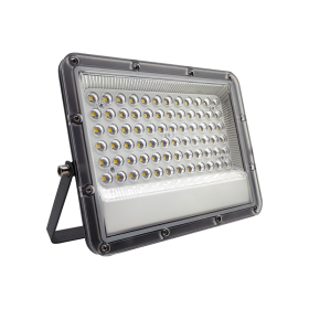 PROJECTOR SLIM A01 50W 4200K 5000LM IP65 CINZA (100LM/W)