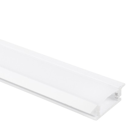 PERFIL ALUMINIO BRANCO DE EMBUTIR 25X5X2000MM
