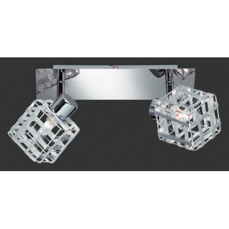 REALITY LIGHTING, Foco JAIL ,incl. 2xG9, Halogen230V, 28W, 2800K, 370Lm