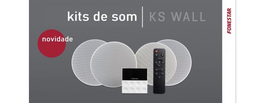 KITS SOM AMBIENTE E COLUNAS